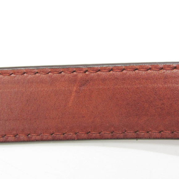 SAINT LAURENT Monogram Leather PVC Shoulder Bag in Dark Brown - Picture 8 of 14